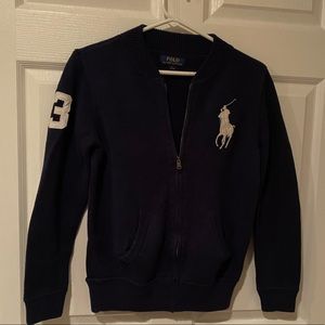 Ralph Lauren Boys Navy Blue Sweater